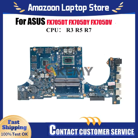 FX705DT Laptop Motherboard For ASUS TUF Gaming FX95D FX705GT FX705GD FX505D FX705GE Mainboard W/ R3