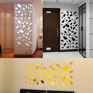 New⚡3D wall Sticker oval mirror wall sticker DIY acrylic wall sticker