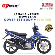 Y125ZR Movistar Coverset Blue Original Hong Leong Yamaha (HLY) With Green M