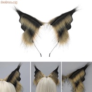 feelsaa Girls Handmade Furry Lynx-Ear Furry Kitten Party Costume Cute Cat Cosplay