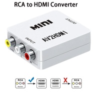 SG Seller / AV to HDMI Video Audio Converter AV2HDMI RCA to HDMI 1080P Video Audio Adapter HDMI Mini