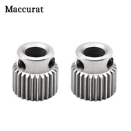 1pc MK8 Gear 36 Tooth Stainless Steel Bore 5MM MK8 Extruder Stepper Motor Pulley Extrusion Wheel Lik