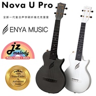 Enya Nova U Pro Ukulele 26 inch / Enya Nova Ue Pro Ukulele 26 inch with EQ (Black / White) Carbon Fi