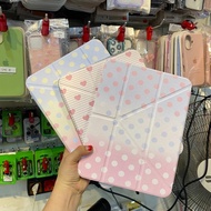 FLIP COVER POLKADOT MOTIF IPAD GEN 11/10 FLIP COVER TRIFOLD ACRYLIC IPAD GEN 10/11 (A16