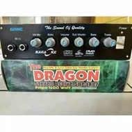The DRAGON Kit Power aktif speaker Mic echo subwoofer