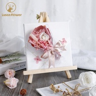 Factory Direct Sales diy Valentine's Day Birthday Gift Teacher's Day Preserved Flower Drawing Board 