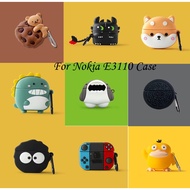 【Original boutique】Cute cartoon game console & briquettes for  Nokia E3110 Soft Earphone Case Cover