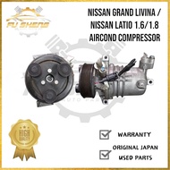 FuSheng-Nissan Grand Livina / Nissan Latio 1.6/1.8 Aircond Compressor