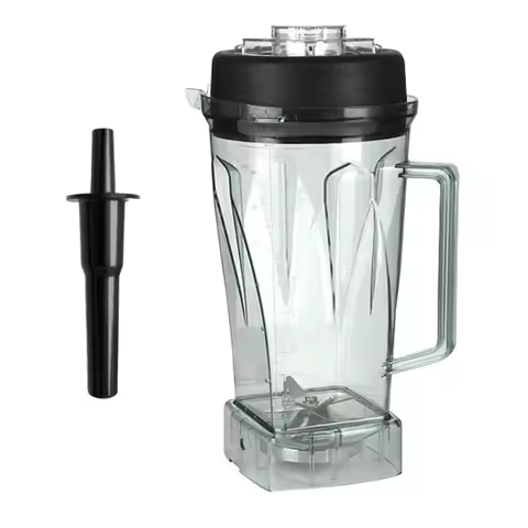 2L Volume Blender Pitcher For TWK JTC 767 800 G5200 G20 Juicer Blender Ice Crusher, Six-Leaf Blade K
