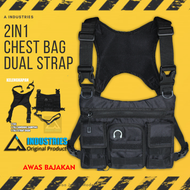 [ORIGINAL] Tas rompi dada pria BRIMOB SWAT Army Jatanras BUSER