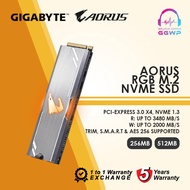 GIGABYTE AORUS RGB M.2 NVMe SSD 256GB/512GB