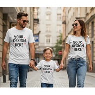 Family shirt mockup group tshirts mockup multiple white tshirts mockup white tees mockup Bella Canva