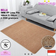 Tren-D-rugs Karpet polos lantai ruang tamu tidur permadani bulu minimalis anti slip murah 100 cm x 1