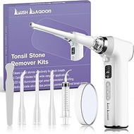 Electronic Vacuum Tonsil Stone Remover - Tonsil Stone Removal Kit with LED Guidance Light, 5 Suction