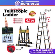 4.1M Double Sided Telescopic Ladder Extendable Portable Multifunction Multipurpose Ladder Foldable T