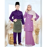 (FREE POSTAGE) [S-5XL] FAMILY SET BAJU MELAYU RAYA LELAKI SUAMI & BAJU KURUNG RAYA PEREMPUAN ISTERI 