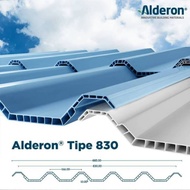 Alderon uPVC roof atap gelombang berongga / fiber / plastik Alderon