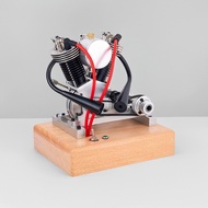 Harley Locomotive Small Engine Model Motorcycle Stainless Steel Alloy Small Engine Fuel Engine Toy