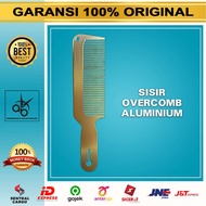 Anti-Static Aluminum Fade Overcomb Comb Salon Barbershop Metal Comb