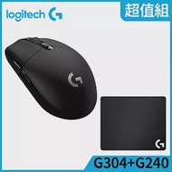 羅技 G304 無線電競滑鼠+ G240 布面滑鼠墊