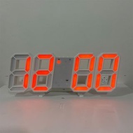 出口3D數字時鐘LED立體數字夜光金鐘usb插电