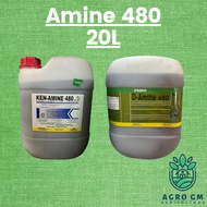 ORIGINAL 20L Ken-Amine D-Amine 2,4-D DIMETHYLAMINE 48% / KELADI AGAS / AKAR RUAS-RUAS / RUMPUT PAIT 