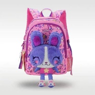 Australia smiggle Skating Rabbit Medium Size School Bag Elementary School Grade 1-2 Styling Backpack Burden-Reducing Ultra-Light Backpack