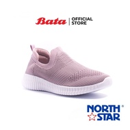Bata บาจา ยี่ห้อ North Star รองเท้าสนีคเคอร์ รองเท้าผ้าใบ รองเท้าผ้าใบแบบสวม สำหรับผู้หญิง รุ่น Yulissa สีชมพู 5595108