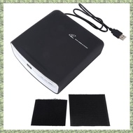 (E L X I) External Universal CD Player Portable CD Player for Car, Plugs Into Car USB Port, Laptop, TV, Mac, Computer