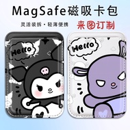 magsafe card holder magsafe wallet Kuromi Apple magSafe Magnetic Card Holder iphone16e 14 Mobile Pho