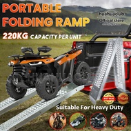 Aluminum Ramp Ladder Bike Motorcycle Tangga Motor Motosikal Car Folding Ladder Heavy Duty Stage Ramp
