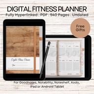 Fitness Planner, Planner, Digital Planner, Daily Planner, Weekly Planner, Goodnotes, Goodnotes Plann