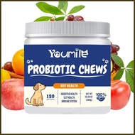 Gut Health for Dogs Stomach Care Tablets for Pet Organic Chewable Dog Supplements for Gut Care Immun