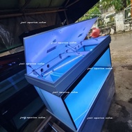 Aquarium Kabinet 150X60X50 12/10Mm Full Set Tinggal Masuk Ikan Saja