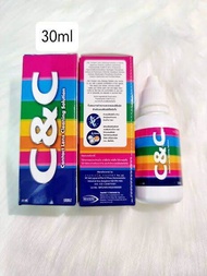 น้ำยาล้างคอนแทคเลนส์  C&C มี 3 ขนาดให้เลือก พร้อมส่ง