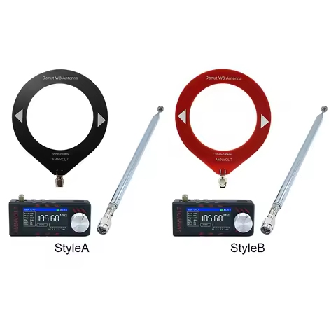 SI4732 LSB USB AM FM FM/AM Radio 1.9in IPS Screen Mini Pocket Radio HF SW MW VHF Portable Radio with