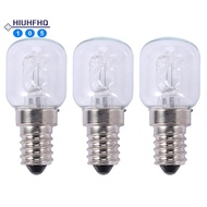 3X E14 High Temperature Bulb 500 Degrees 25W Halogen Bubble Oven Bulb E14 250V 25W Quartz Bulb