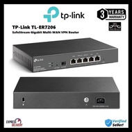 TP-Link TL-ER7206 SafeStream Gigabit Multi-WAN VPN Router (TL ER7206)