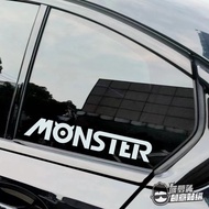 Monster Car Sticker Monster Creative English Car Sticker Car Motorcycle Modified Body Decoration Wat