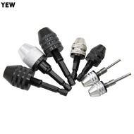 YEW Drill Chuck Adapter, Hex Shank Alloy Keyless Drill Chuck,  Hex / Round Shank Mini Chuck for Mini