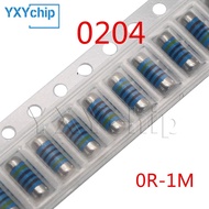 50pcs Chip Melf Resistor 1% 0204 0R-10M 0R10R20R300R5.6R 6.2R 6.8R 7.5R 8.2R4.7K3.9M MELFCylindrical