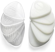 WINGO Guitar Picks with Grip Stamped, Non Slip Picks 10 Pack (073, 088, 1.0, 1.25, 1.5mm) for Acoust