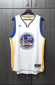 全新正品ADIDAS愛迪達 NBA GOLDEN STATE WARRIORS 金州勇士隊 DURANT杜蘭特35號 男背心球衣L