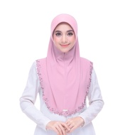 ALNOOR Tudung Sarung Lasercut | Tudung Sarung Manik & Sulam | Tudung Sarung Labuh Muslimah