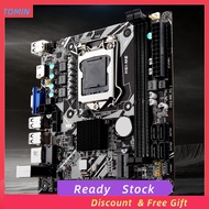 Tominihouse Mini ITX Motherboard  Maximum 16GB LGA 1155 PC Motherboar VGA HD Output for Desktop