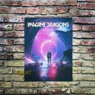 IMAGINE DRAGONS MUSIC POSTER - HOME DECORATION WALL DECORATION WOODEN POSTER 03