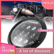 henlai 7in 75W LED Headlight 6500K High Birhgtness Efficient Headlamp Fit for Jeep Wrangler