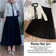 (THICK KNIT TOP SET WITH SKIRT BOTTOM by VILLA) LAUNA SKIRT SET HANNIA/ SKIRT SET ARSENA/ DAVIA/ SKI