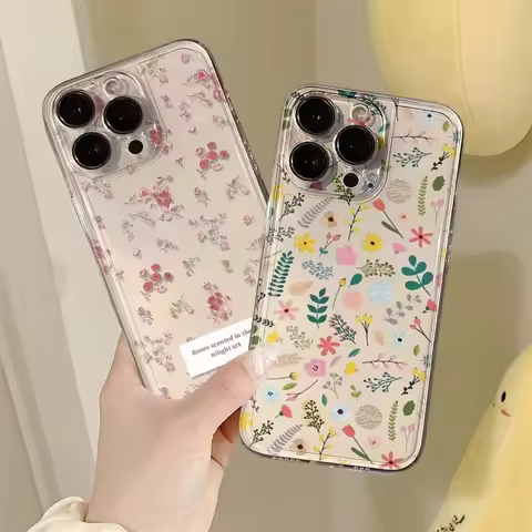 Flower Soft Phone Case For VIVO V40 V30E V29E V27E V25E V21E V23E V25 V27 Pro V21 V23 V20 SE Y20 Y11
