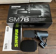 九成新 Shure SM7B 動圈式麥克風 (賣9300 )